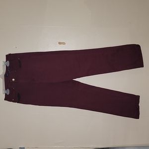 💥💥💥FLASH SALE 💥💥💥 Charter Club Maroon straight leg pants